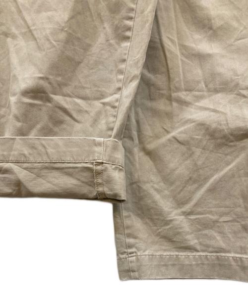 RRL（ダブルアールエル）RRL (ダブルアールエル) 2タックチノ トラウザーパンツ ベージュ サイズ:85cm(W34)の古着・服飾アイテム