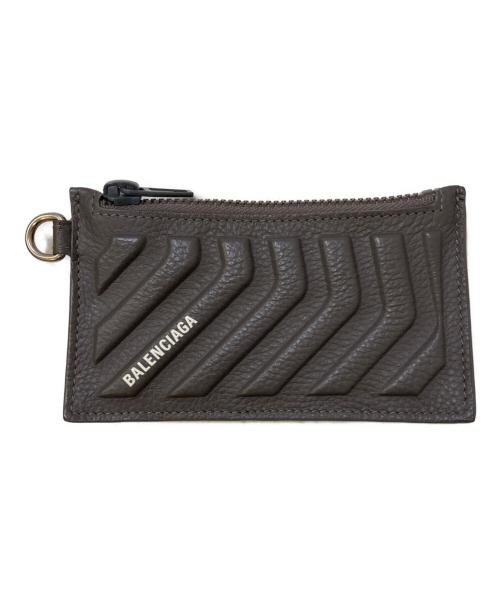 BALENCIAGA（バレンシアガ）BALENCIAGA (バレンシアガ) ストラップ付きカードケース グレーの古着・服飾アイテム