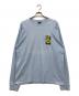 stussy（ステューシー）の古着「FLOWER PIGMENT DYED LS TEE」｜ブルー