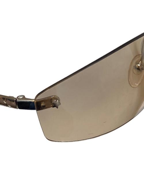 Christian Dior（クリスチャン ディオール）Christian Dior (クリスチャン ディオール) リムレスサングラス ブラウン サイズ:65□15の古着・服飾アイテム