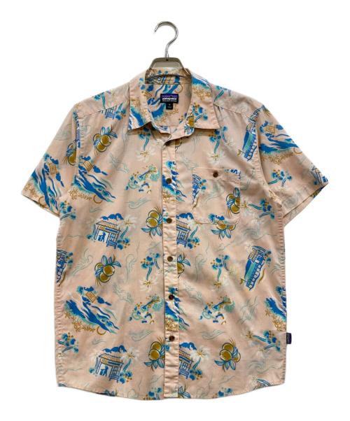 Patagonia（パタゴニア）Patagonia (パタゴニア) アロハシャツ ピンク サイズ:Ｍの古着・服飾アイテム