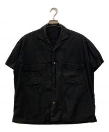 Porter Classic（ポータークラシック）の古着「kerouac オープンカラーシャツ」｜ブラック