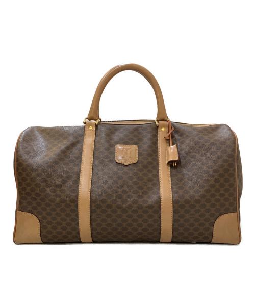 CELINE（セリーヌ）CELINE (セリーヌ) マカダムボストンバッグ ブラウンの古着・服飾アイテム