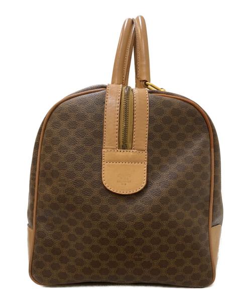 CELINE（セリーヌ）CELINE (セリーヌ) マカダムボストンバッグ ブラウンの古着・服飾アイテム