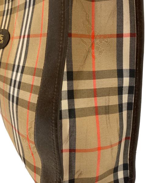 Burberry's（バーバリーズ）Burberry's (バーバリーズ) シャドーホース ノバチェック トートバッグ ベージュの古着・服飾アイテム