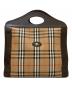 Burberry's（バーバリーズ）の古着「シャドーホース ノバチェック トートバッグ」｜ベージュ