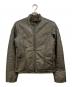Diesel Style Lab（ディーゼルスタイルラボ）の古着「00's コーティング ジップアップジャケット」｜グレー