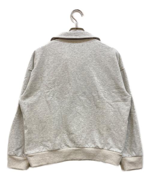HER LIP TO（ハーリップトゥ）Her lip to (ハーリップトゥ) Embroidery Polo Sweatshirt グレー サイズ:Fの古着・服飾アイテム