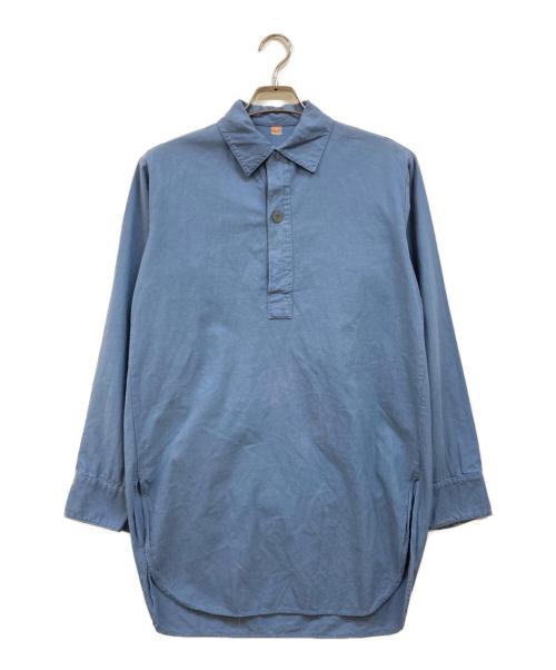 Swedish Army（スウェーデン軍）Swedish Army (スウェーデン軍) グランパシャツ ブルー サイズ:37の古着・服飾アイテム