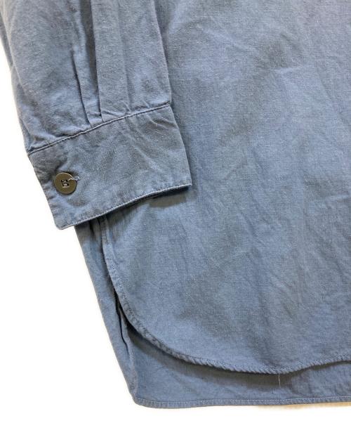 Swedish Army（スウェーデン軍）Swedish Army (スウェーデン軍) グランパシャツ ブルー サイズ:37の古着・服飾アイテム