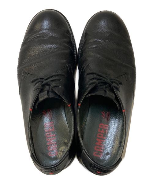 CAMPER（カンペール）CAMPER (カンペール) プレーントゥ レザーシューズ ブラック サイズ:41の古着・服飾アイテム