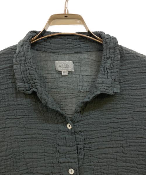 LES ATELIERS FRANCAIS DE CONFECTION（ル アトリエフランセ デ コンフェクション）LES ATELIERS FRANCAIS DE CONFECTION (ル アトリエフランセ デ コンフェクション) Blouse Desert グレー サイズ:TUの古着・服飾アイテム