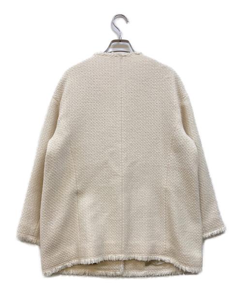 journal standard L'essage（ジャーナルスタンダード レサージュ）journal standard L'essage (ジャーナルスタンダード レサージュ) GIOLICAツイード BIGジャケット ベージュ サイズ:-の古着・服飾アイテム