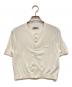 NKNIT（ンニット）の古着「silk cotton crew neck KNIT T-shirt」｜ホワイト
