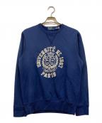 POLO RALPH LAURENポロ・ラルフローレン）の古着「両Vプリントスウェット」｜ブルー