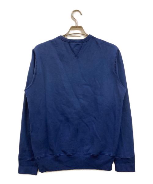 POLO RALPH LAUREN（ポロ・ラルフローレン）POLO RALPH LAUREN (ポロ・ラルフローレン) 両Vプリントスウェット ブルー サイズ:Sの古着・服飾アイテム