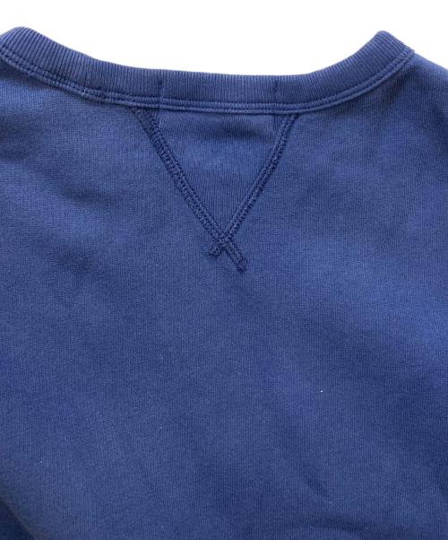 POLO RALPH LAUREN（ポロ・ラルフローレン）POLO RALPH LAUREN (ポロ・ラルフローレン) 両Vプリントスウェット ブルー サイズ:Sの古着・服飾アイテム
