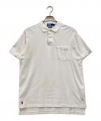 POLO RALPH LAURENポロ・ラルフローレン）の古着「THE BIG SHIRT 裾ポニーポロシャツ」｜ホワイト
