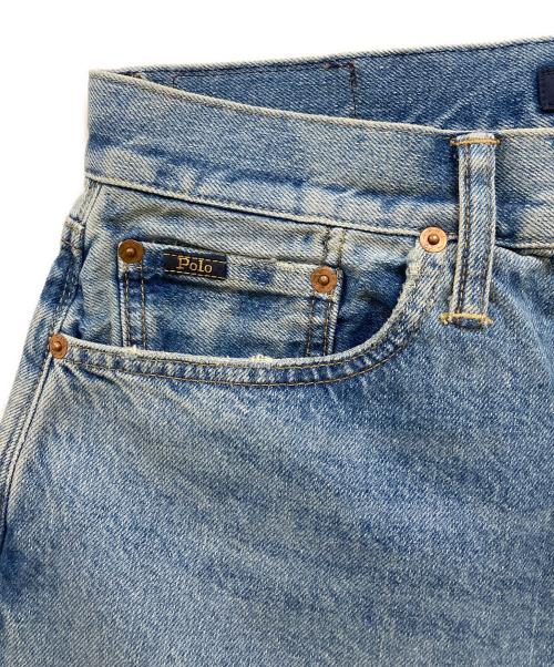 POLO RALPH LAUREN（ポロ・ラルフローレン）POLO RALPH LAUREN (ポロ・ラルフローレン) バギーカーブデニムパンツ インディゴ サイズ:W30の古着・服飾アイテム