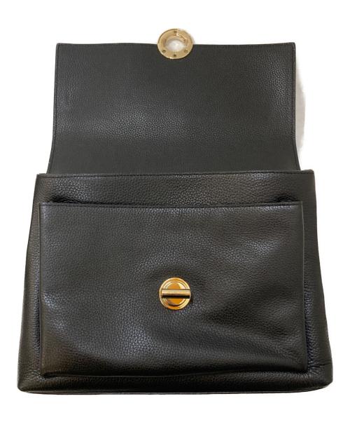 COLE HAAN（コールハーン）COLE HAAN (コールハーン) スモールターンロック マルチWAY ショルダーバッグ ブラックの古着・服飾アイテム