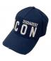 DSQUARED2（ディースクエアード）の古着「ICON キャップ」｜ネイビー