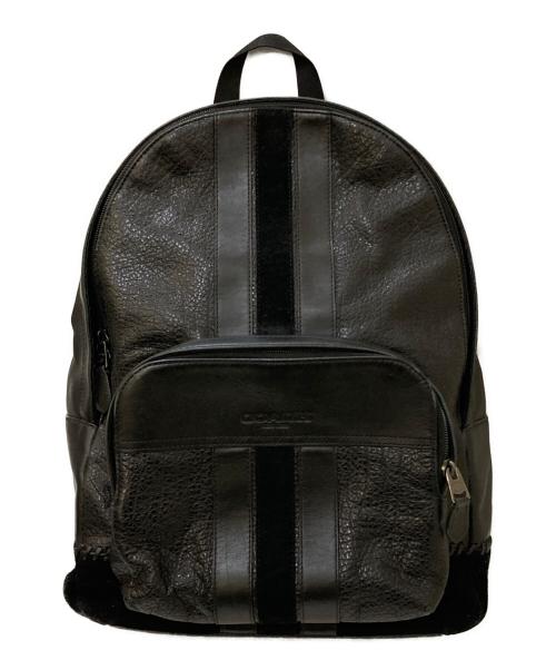 COACH（コーチ）COACH (コーチ) レザーバックパック ブラックの古着・服飾アイテム
