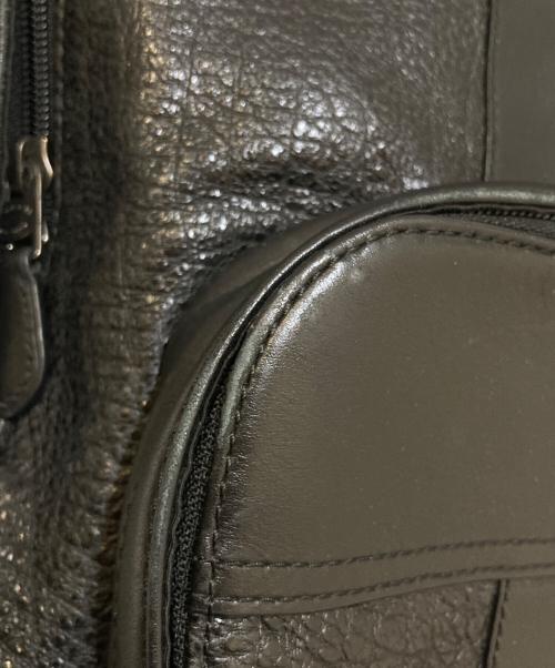 COACH（コーチ）COACH (コーチ) レザーバックパック ブラックの古着・服飾アイテム