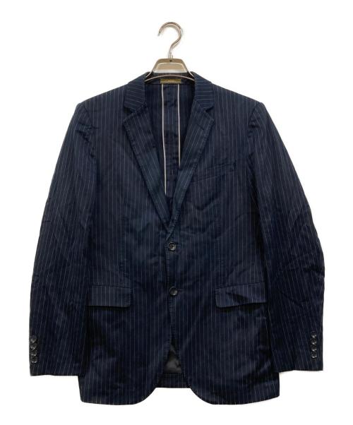 A.A.R yohji yamamoto（アール ヨウジヤマモト）A.A.R YOHJI YAMAMOTO (アール ヨウジヤマモト) テーラードジャケット ネイビー サイズ:Ｌの古着・服飾アイテム