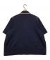 UNITED ARROWS (ユナイテッドアローズ) ミニマルフリルニットポロシャツ ネイビー サイズ:-：8000円