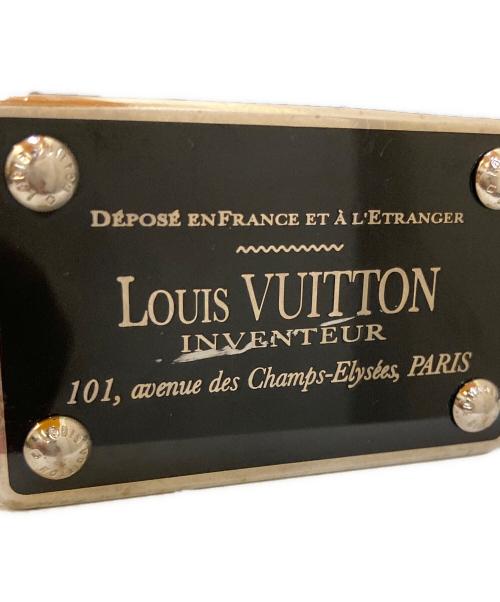 LOUIS VUITTON（ルイ ヴィトン）LOUIS VUITTON (ルイ ヴィトン) サンチュール アンヴァントゥール レザーベルト ブラック サイズ:下記参照の古着・服飾アイテム