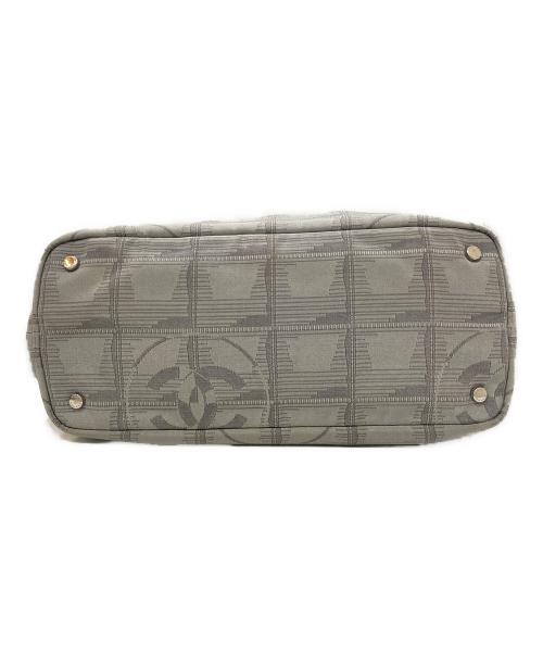CHANEL（シャネル）CHANEL (シャネル) ニュートラベルライン ココマーク トートバッグ MM グレー サイズ:MMの古着・服飾アイテム
