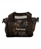 SUPREMEシュプリーム）の古着「MESH MINI DUFFLE BAG」｜ブラウン