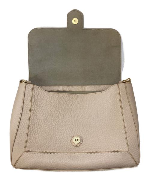 FURLA（フルラ）FURLA (フルラ) レザーワンショルダーバッグ ベージュの古着・服飾アイテム