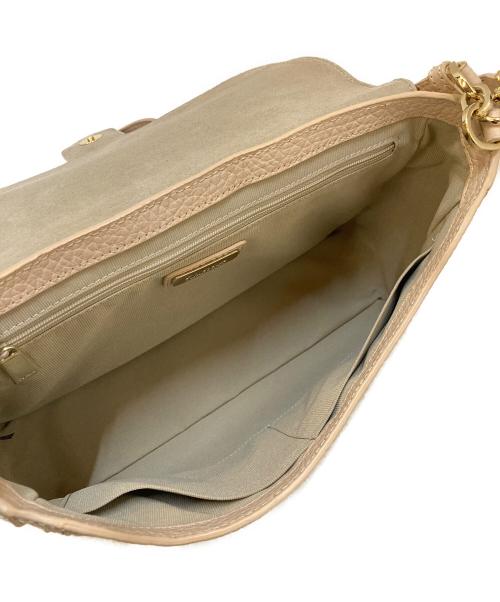 FURLA（フルラ）FURLA (フルラ) レザーワンショルダーバッグ ベージュの古着・服飾アイテム