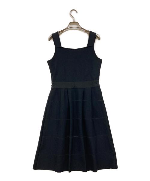 Rene（ルネ）Rene (ルネ) ニットワンピース ブラック サイズ:38の古着・服飾アイテム