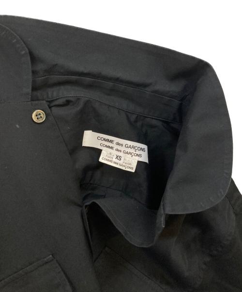 COMME des GARCONS COMME des GARCONS（コムデギャルソン コムデギャルソン）COMME des GARCONS COMME des GARCONS (コムデギャルソン コムデギャルソン) 丸襟Wポケットシャツ ブラック サイズ:XSの古着・服飾アイテム