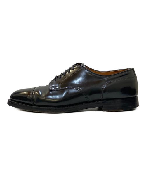 Alden（オールデン）ALDEN (オールデン) コードバンストレートチップシューズ ブラック サイズ:9 1/2 B/Dの古着・服飾アイテム