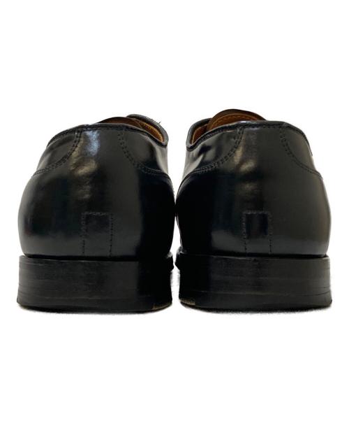 Alden（オールデン）ALDEN (オールデン) コードバンストレートチップシューズ ブラック サイズ:9 1/2 B/Dの古着・服飾アイテム