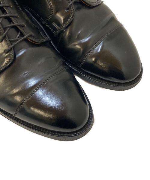 Alden（オールデン）ALDEN (オールデン) コードバンストレートチップシューズ ブラック サイズ:9 1/2 B/Dの古着・服飾アイテム