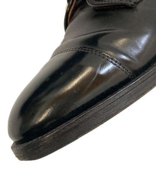 Alden（オールデン）ALDEN (オールデン) コードバンストレートチップシューズ ブラック サイズ:9 1/2 B/Dの古着・服飾アイテム