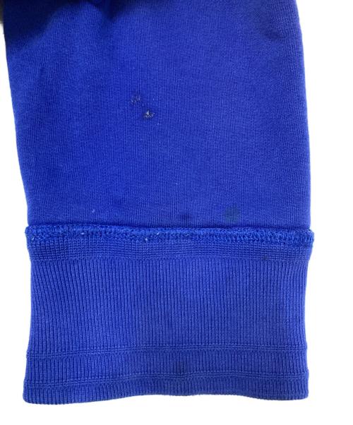 POLO RALPH LAUREN（ポロ・ラルフローレン）POLO RALPH LAUREN (ポロ・ラルフローレン) 90's 裏サーマル リペア加工 スタッズジップパーカー ブルー サイズ:XLの古着・服飾アイテム