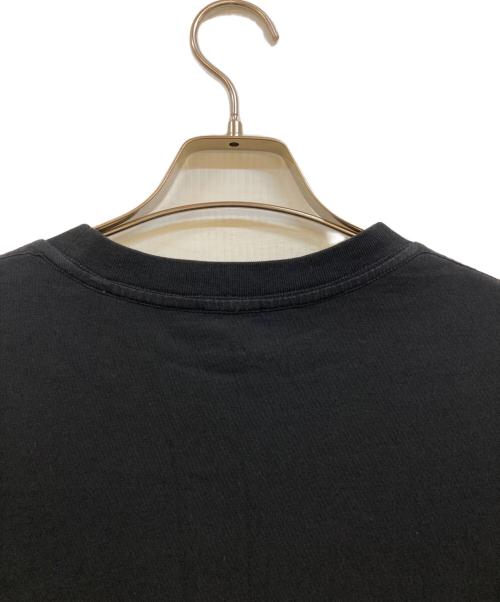 DIESEL（ディーゼル）DIESEL (ディーゼル) ネオピンクテープロゴTシャツ ブラック サイズ:XLの古着・服飾アイテム