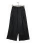 TODAYFUL（トゥデイフル）の古着「Tuck Wide Trousers」｜ブラック