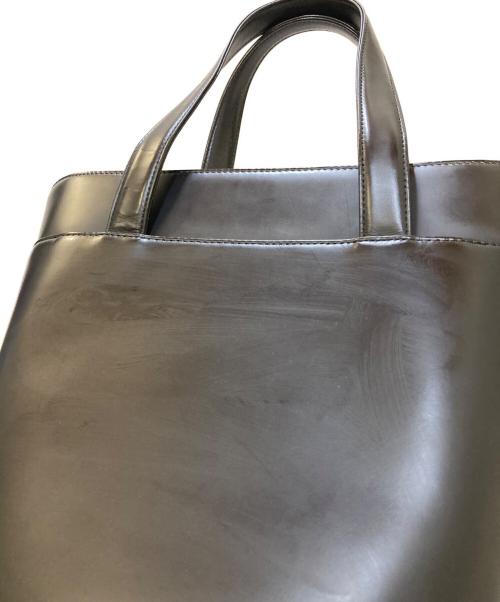 BURBERRY（バーバリー）BURBERRY (バーバリー) 裏地シャドーホース ノバチェック レザーハンドバッグ ブラックの古着・服飾アイテム