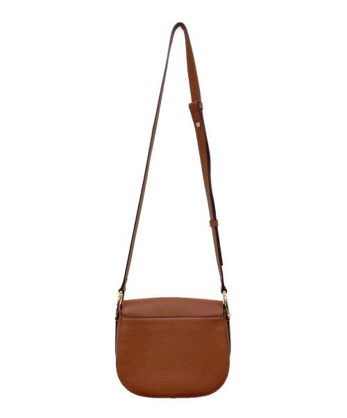 COLE HAAN（コールハーン）COLE HAAN (コールハーン) クラシックミニサドルショルダーバッグ ブラウンの古着・服飾アイテム