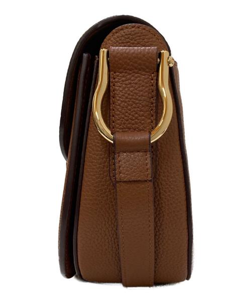 COLE HAAN（コールハーン）COLE HAAN (コールハーン) クラシックミニサドルショルダーバッグ ブラウンの古着・服飾アイテム