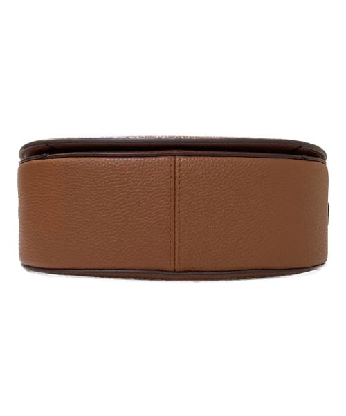 COLE HAAN（コールハーン）COLE HAAN (コールハーン) クラシックミニサドルショルダーバッグ ブラウンの古着・服飾アイテム
