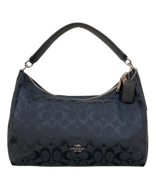 COACH（コーチ）COACH (コーチ) シグネチャー ワンショルダーバッグ ブラックの古着・服飾アイテム