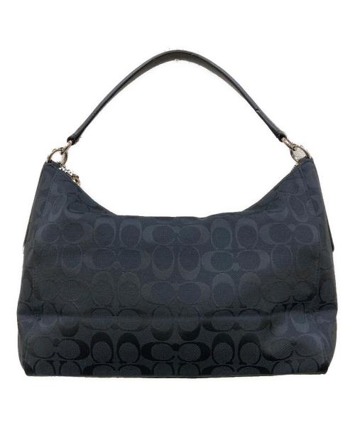 COACH（コーチ）COACH (コーチ) シグネチャー ワンショルダーバッグ ブラックの古着・服飾アイテム
