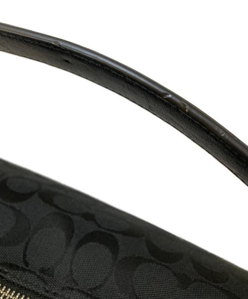 COACH（コーチ）COACH (コーチ) シグネチャー ワンショルダーバッグ ブラックの古着・服飾アイテム